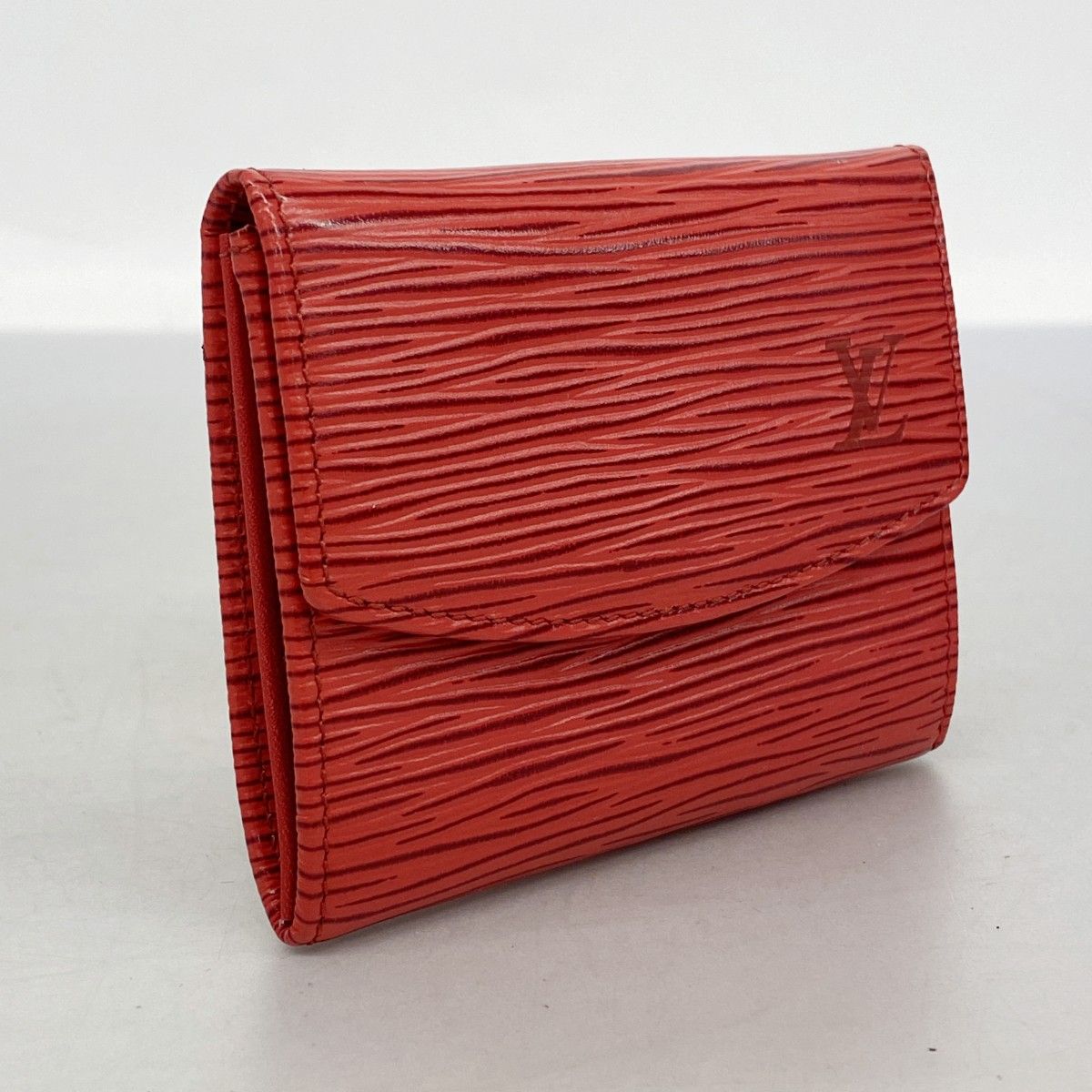 5 oe 4957 r ルイヴィトン コインケース エピ カスティリアンレッド M 63417 レディース