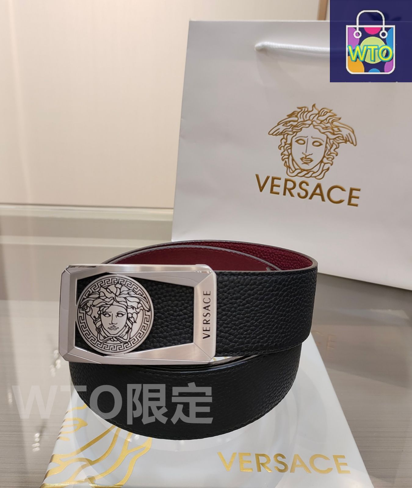 今日特価】VERSACE ヴェルサーチ ベルト - メルカリ