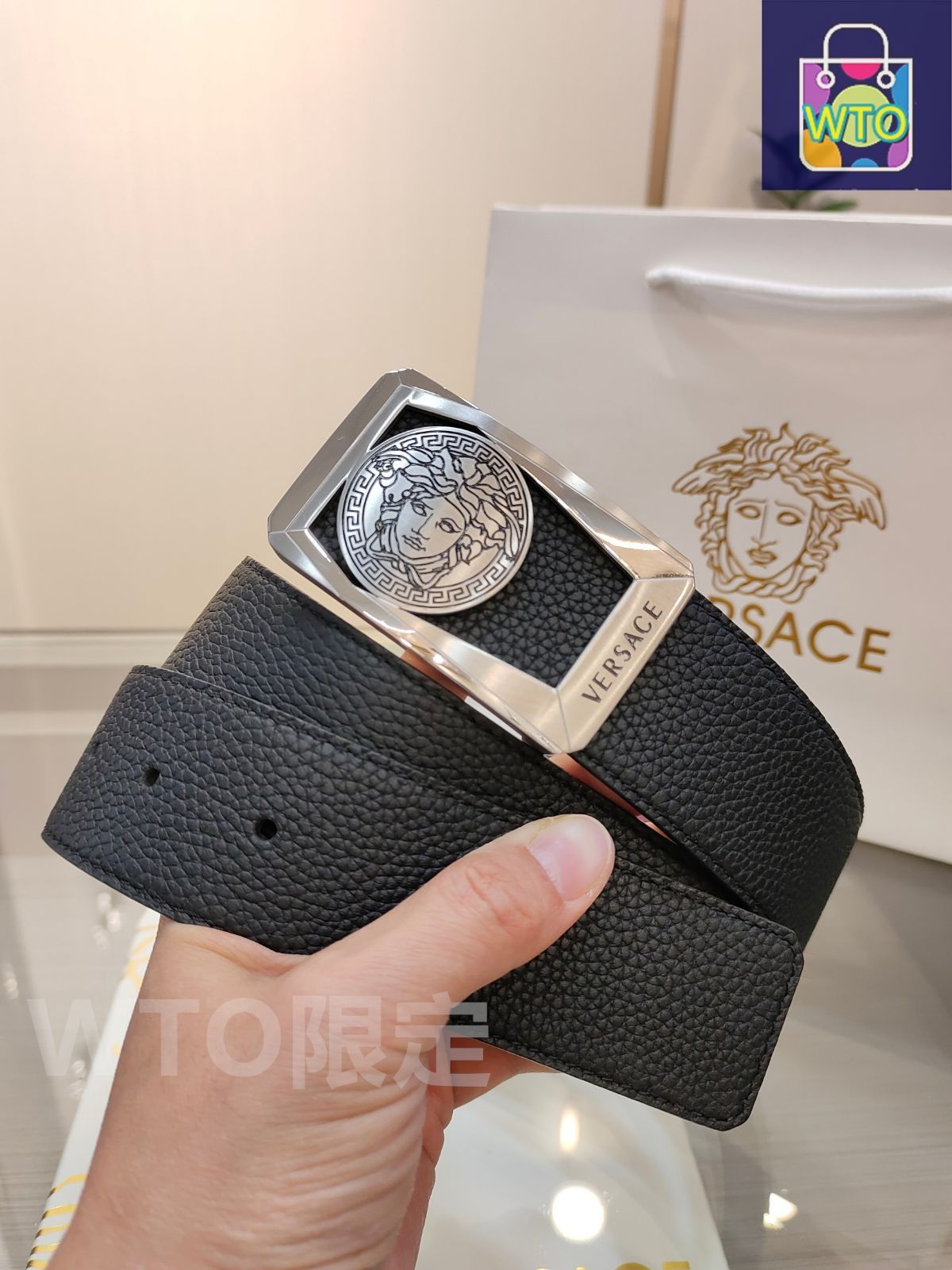 今日特価】VERSACE ヴェルサーチ ベルト - メルカリ