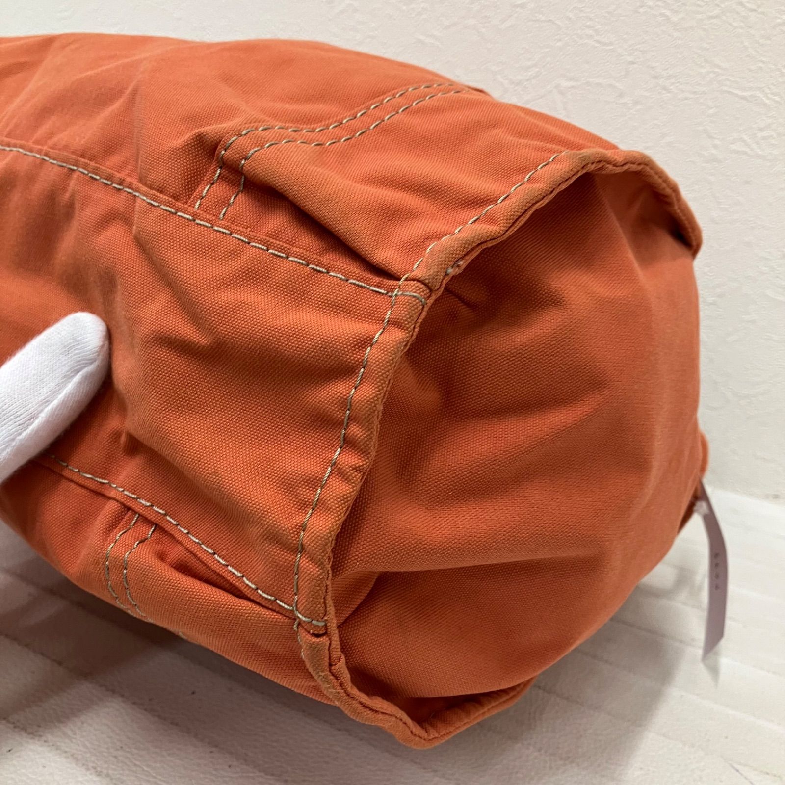 6600 LACOSTE ラコステ トートバッグ オレンジ ハンドバッグ 