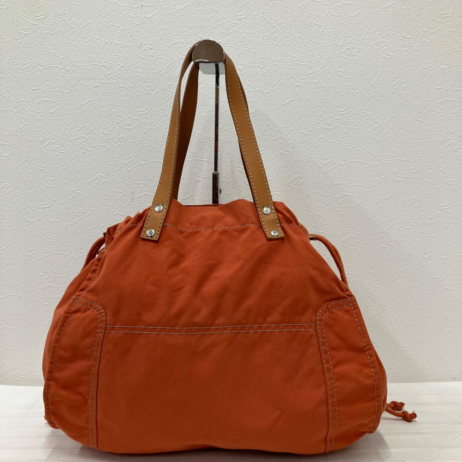 6600 LACOSTE ラコステ トートバッグ オレンジ ハンドバッグ 