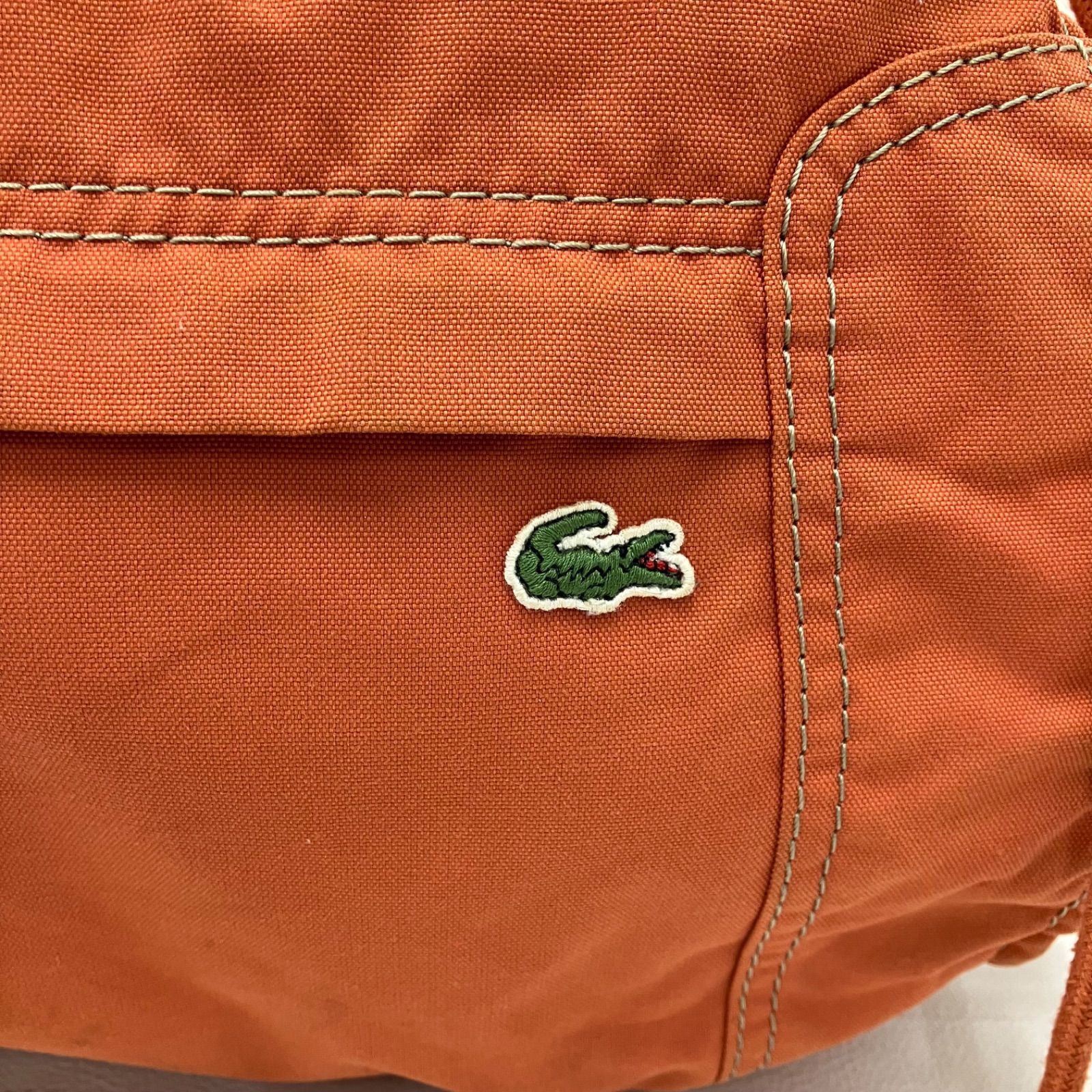 6600 LACOSTE ラコステ トートバッグ オレンジ ハンドバッグ 