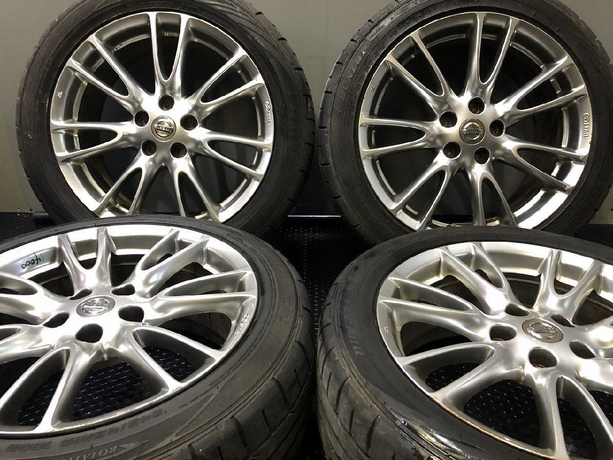 走行短め DL DIREZZA DZ 102 245 45 R 18 夏タイヤ 日産 V 36スカイライン ホイール 18インチ 8 5 J 7 3 50 21年 VTL 419