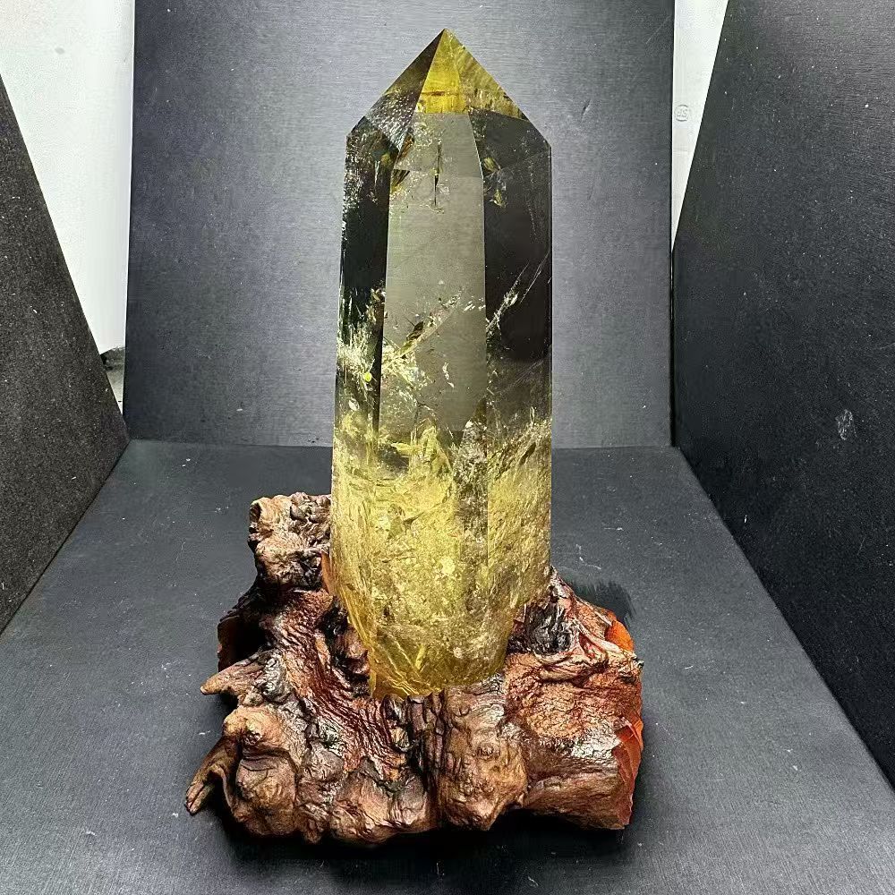 AAAAAAA級金運UP天然シトリン六角柱1125/YS/1118704/699 AAAAAAA級【金運UP】☆天然シトリン六角柱B1125/YS/1118704/969 - メルカリ