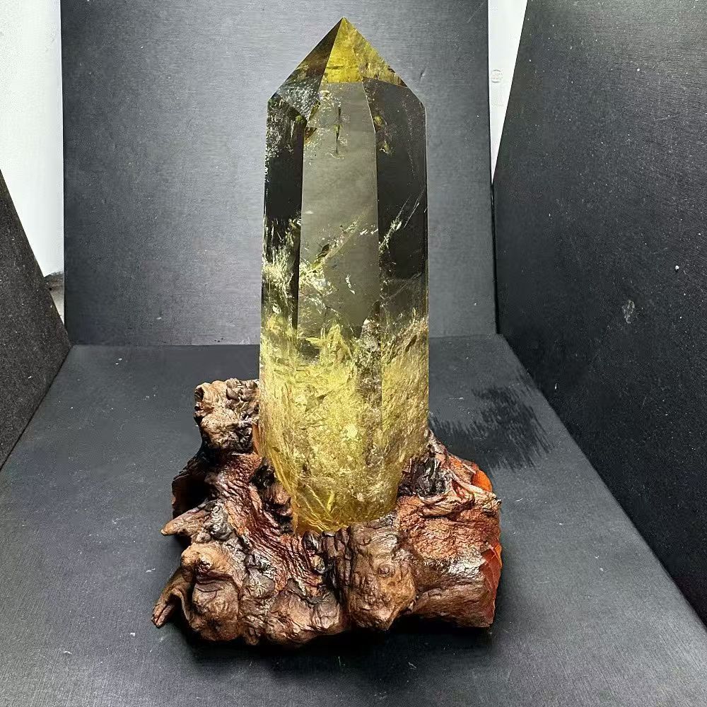 AAAAAAA級金運UP天然シトリン六角柱1125/YS/1118704/699 AAAAAAA級【金運UP】☆天然シトリン六角柱B1125/YS/1118704/969 - メルカリ