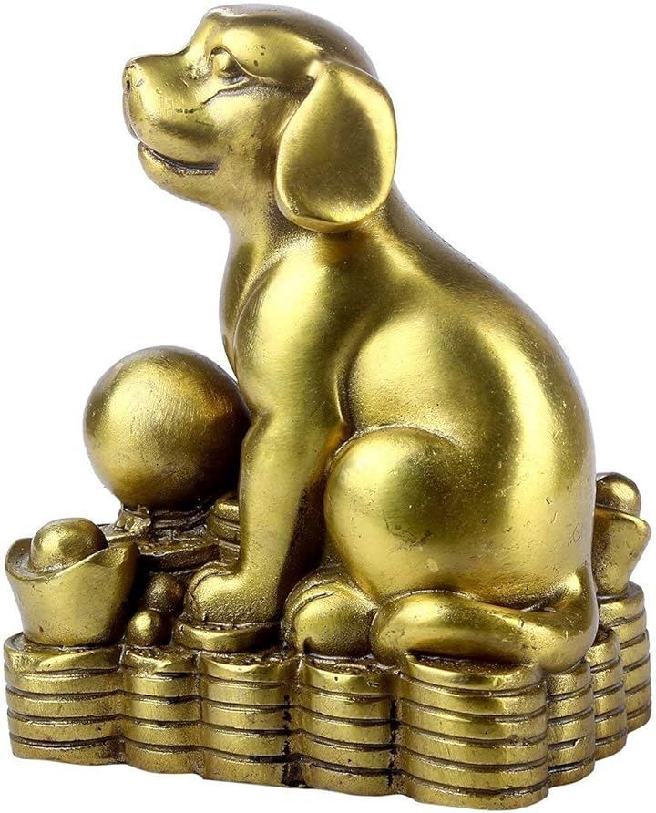 DOUKI YA お金の犬 銅製いぬ 干支 十二支 縁起物 魔よけ 風水グッズ