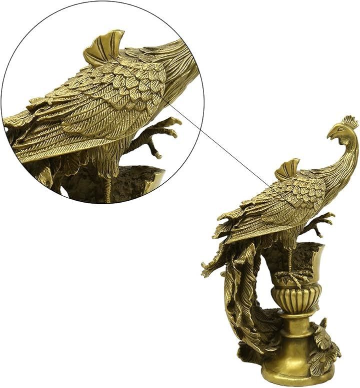 DOUKI YA 風水 銅製 鳳凰 万鳥の王 個性的なデザイン 縁起物 開業の