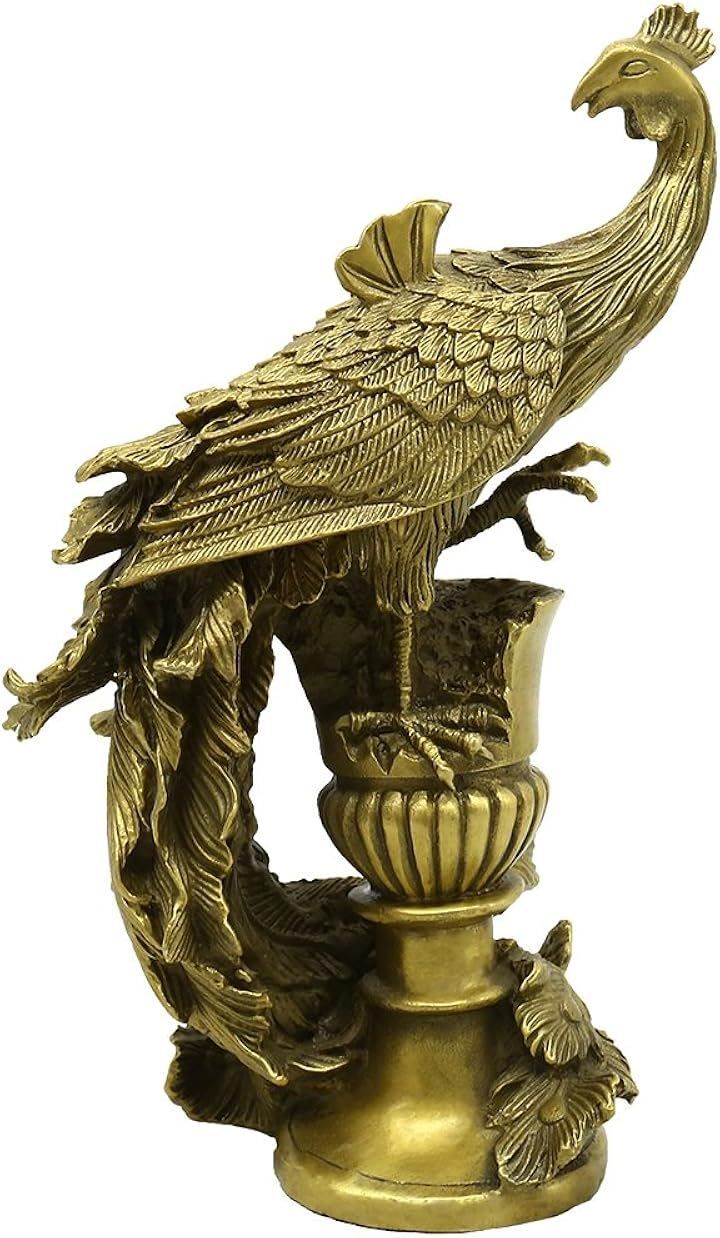 DOUKI YA 風水 銅製 鳳凰 万鳥の王 個性的なデザイン 縁起物 開業の