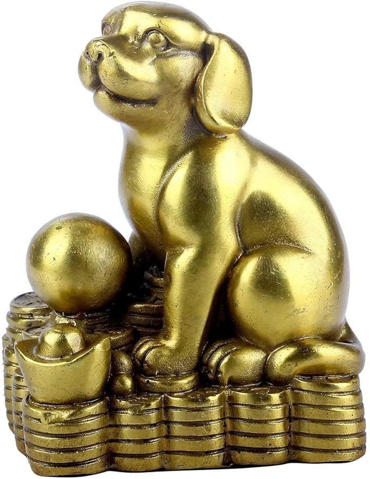 DOUKI YA お金の犬 銅製いぬ 干支 十二支 縁起物 魔よけ 風水グッズ