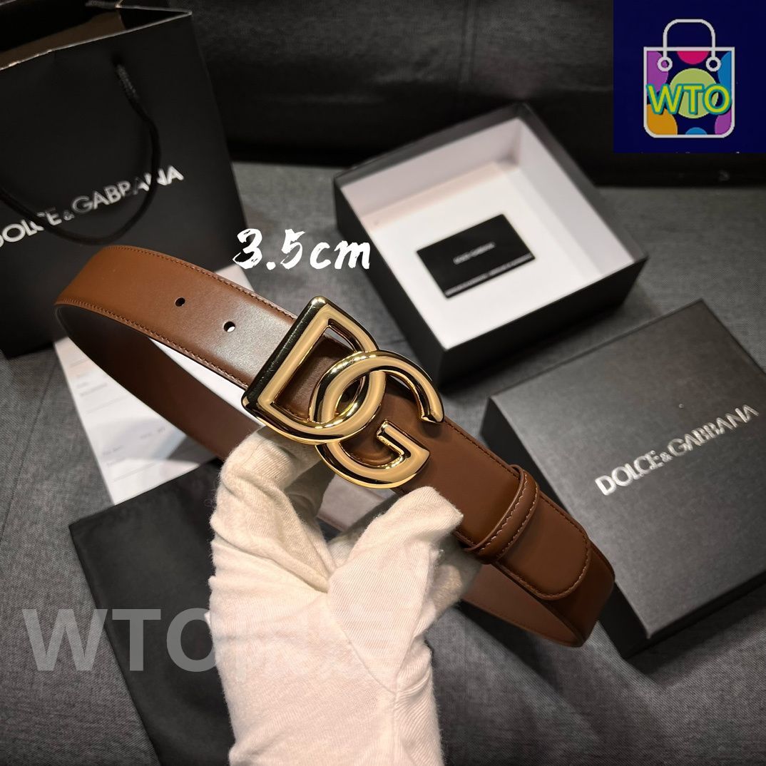 今日特価】Dolce & Gabbana ドルチェ & ガッバーナ レザーベルト
