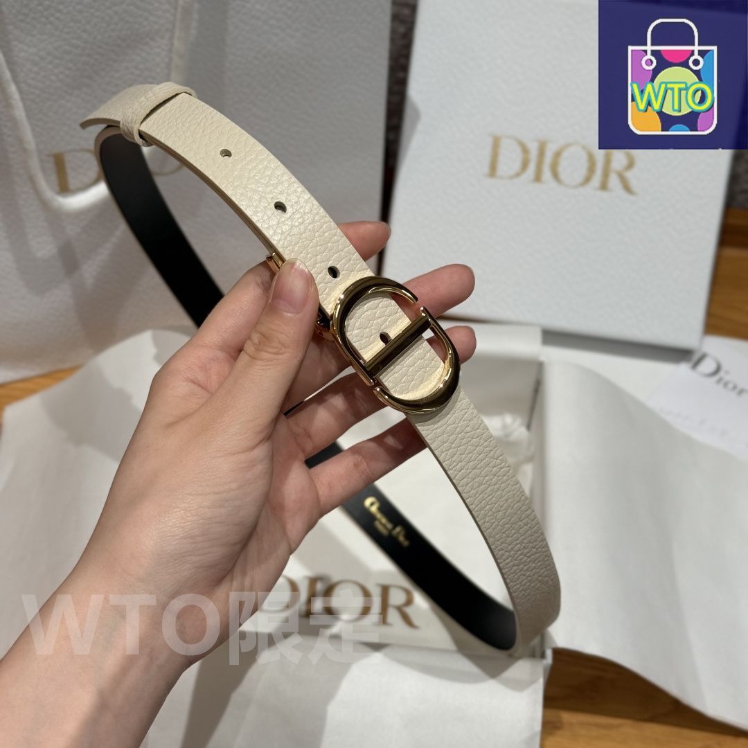 今日特価】Dior ディオール サドル ダブルフェイス ベルト - メルカリ