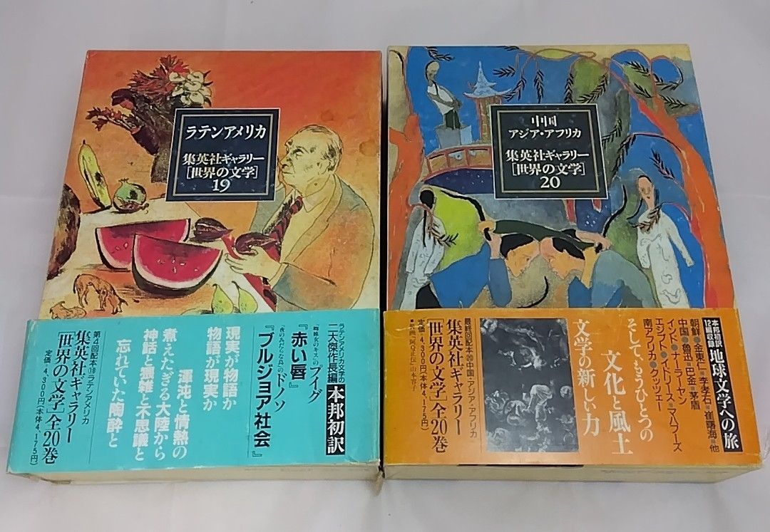 全巻セット】 集英社ギャラリー 世界の文学 20巻セット - メルカリ