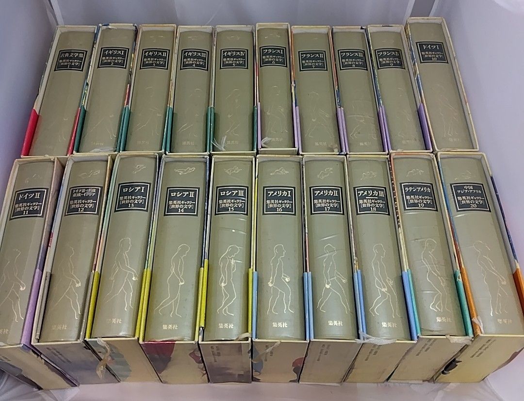 全巻セット】 集英社ギャラリー 世界の文学 20巻セット - メルカリ