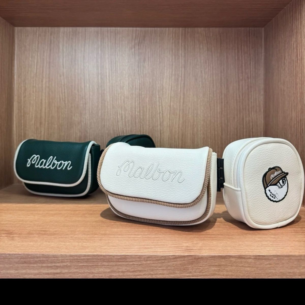 MALBON GOLF ベルト付 距離計ケース ボールポーチ 25 F