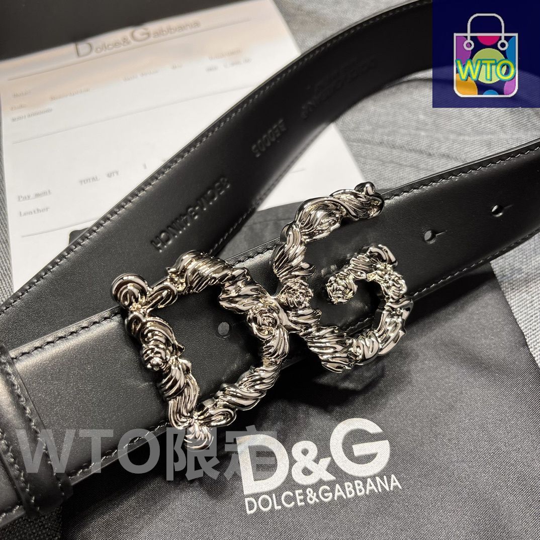 今日特価】Dolce&Gabbana DG レザーベルト - メルカリ