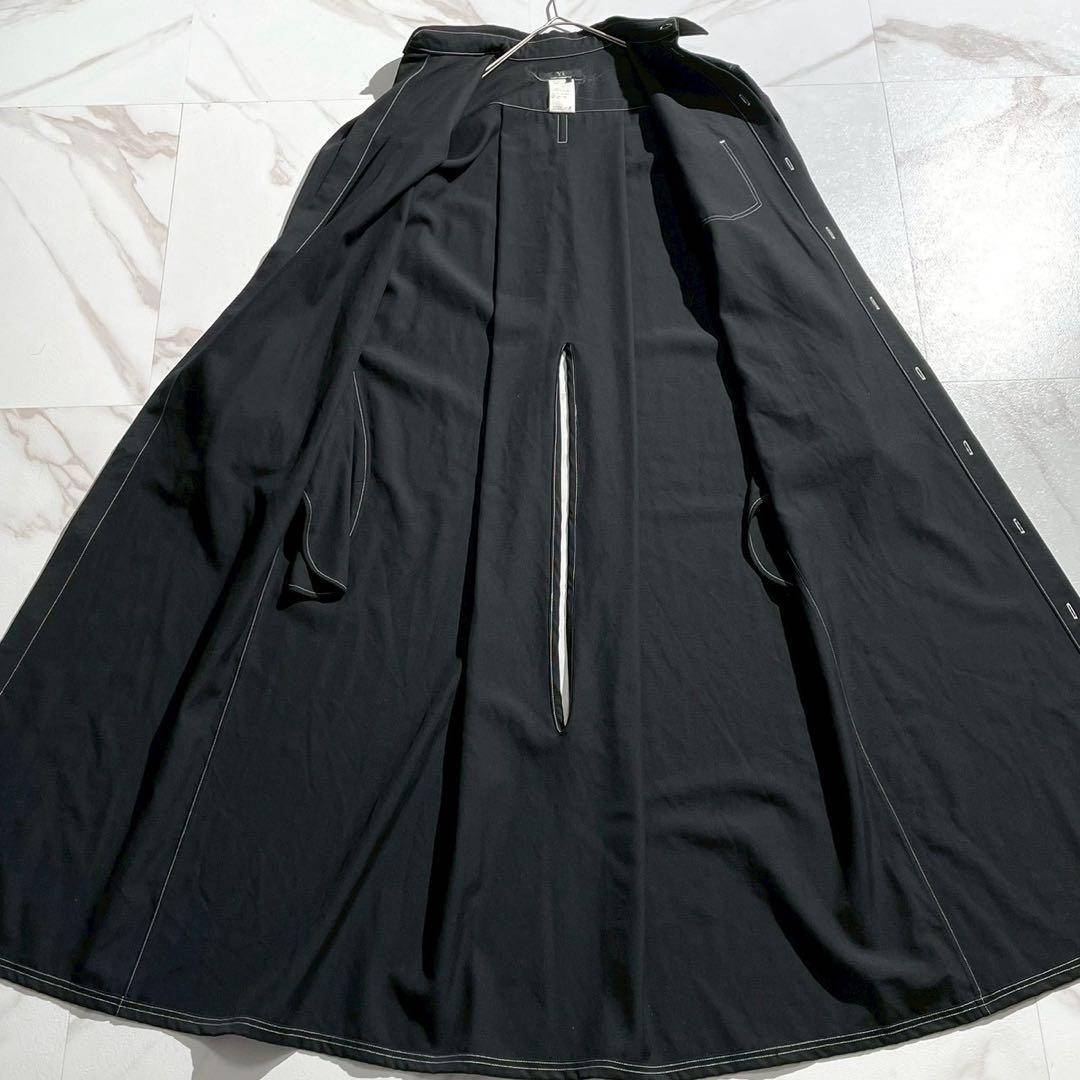 ワンピース Y's Long Dress wool Gabardine Black 3 Y's Long Dress wool Gabardine Black 3 - メルカリ