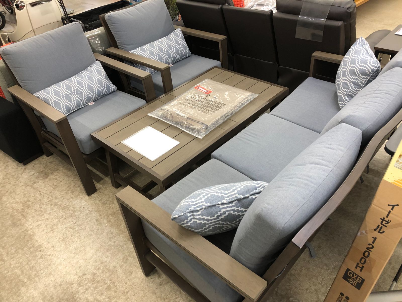 □引き取り限定□ SunVilla サンヴィラ Nichols 屋外用 ソファー 4点