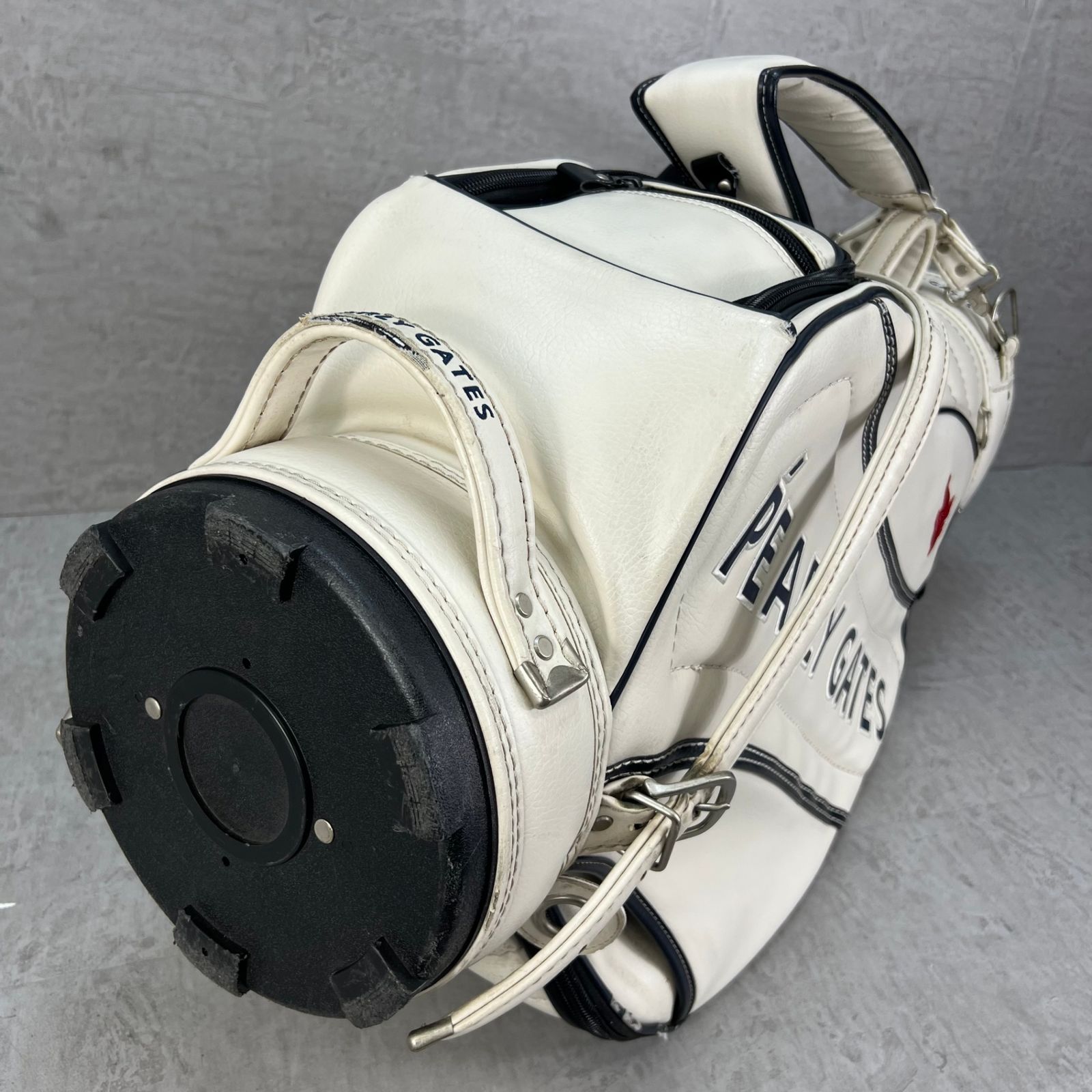 新品未使用　パーリーゲイツ　カートバッグ　ラウンドバッグ　ゴルフバッグ　ホワイト パーリーゲイツ ゴルフ カートバッグ ラウンドバッグ ミニバッグ