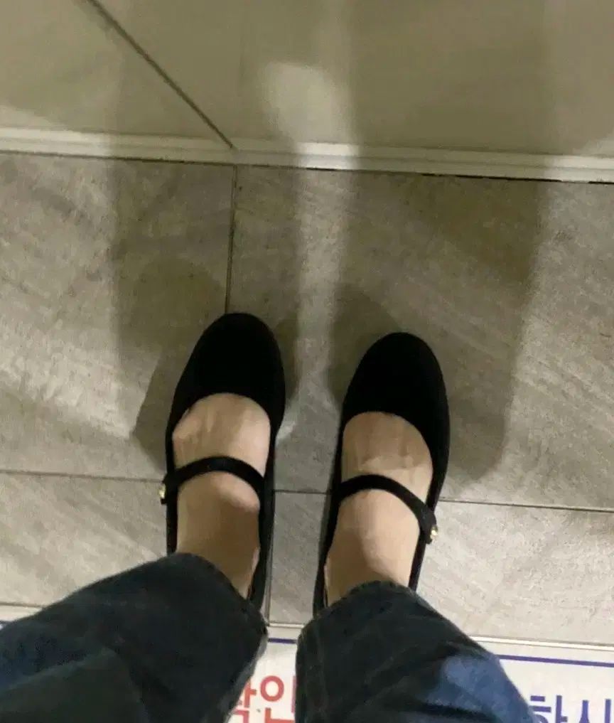  アサンブラージュ ベルベット メリージェーン フラットシューズ ブラック 240 フラットシューズ バレエシューズ パンプス