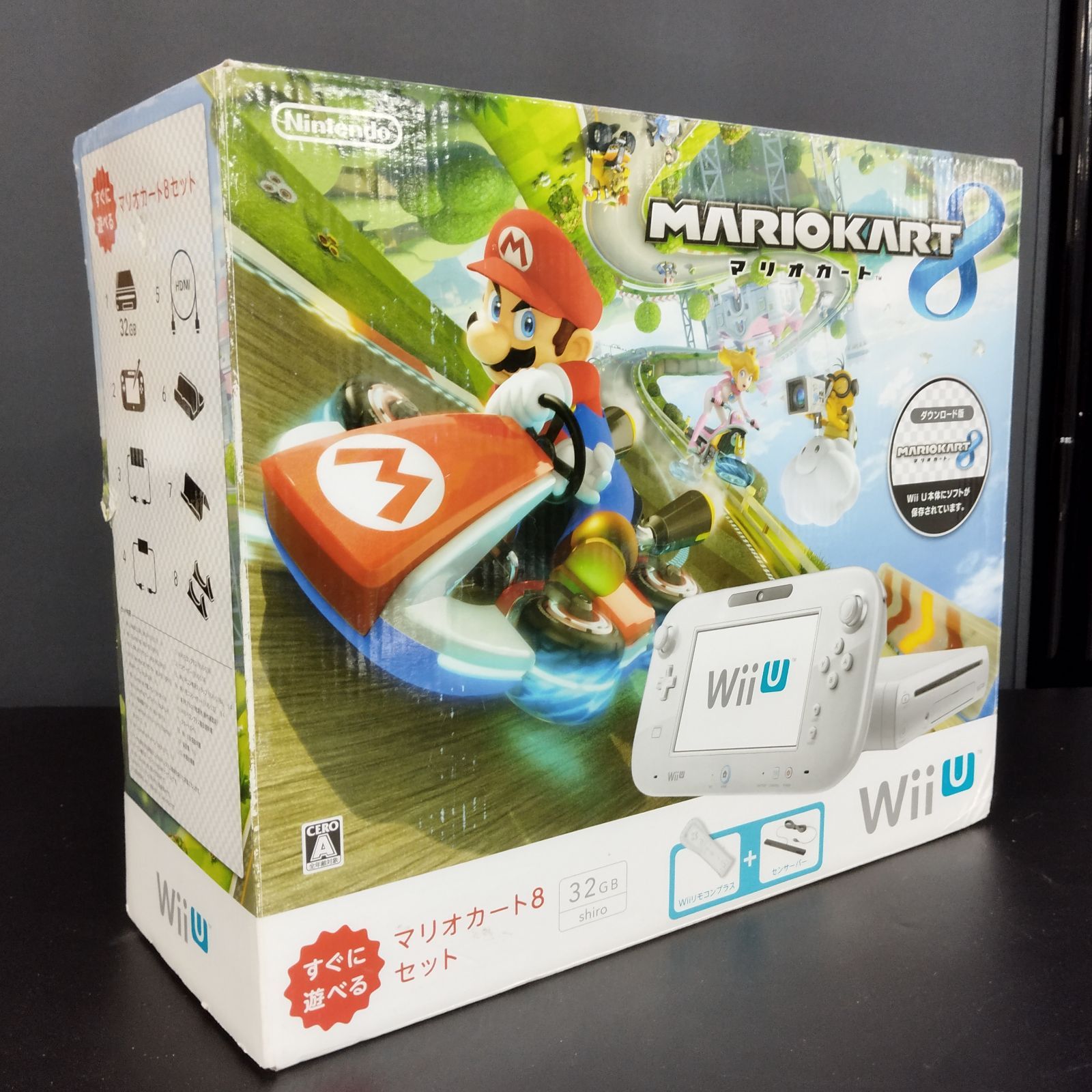 Amazon | Wii U マリオカート8 セット シロ | ゲーム機本体 WiiU