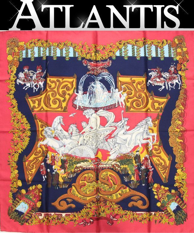 エルメス HERMES カレ90 大判スカーフ LE PARADIS DU ROY 王の楽園