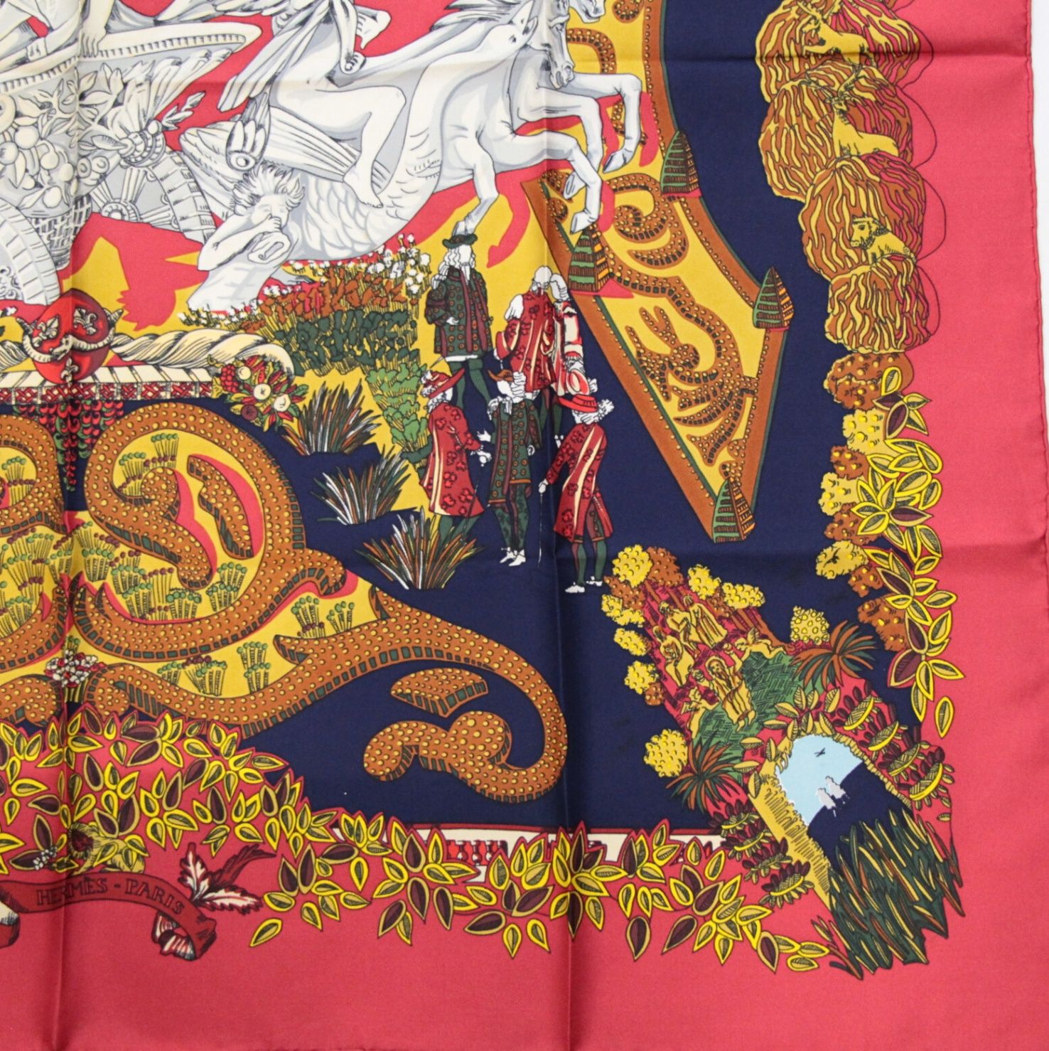 エルメス HERMES カレ90 大判スカーフ LE PARADIS DU ROY 王の楽園