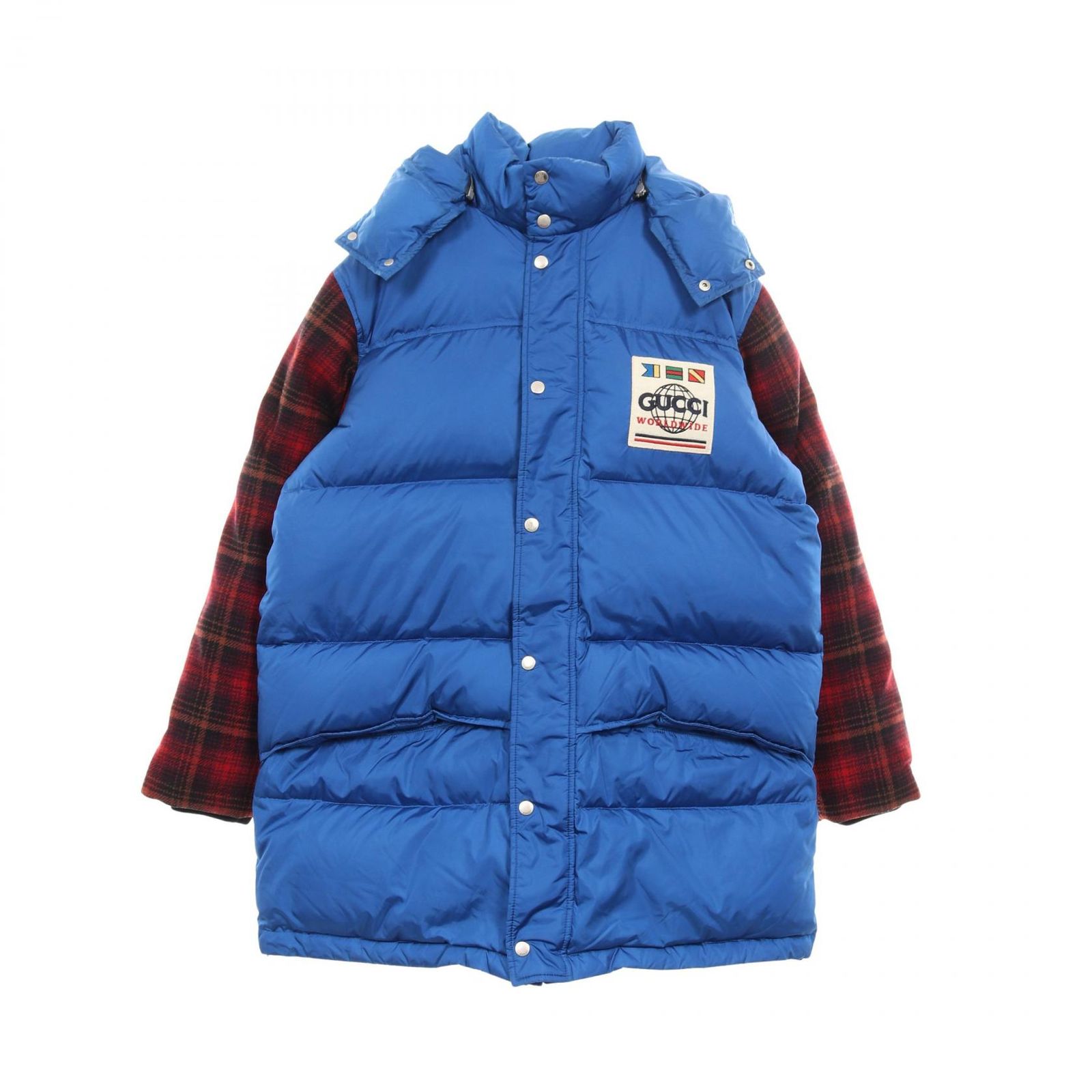 グッチ GUCCI ダウンジャケット GUCCI WORLDWIDE ナイロン ウール