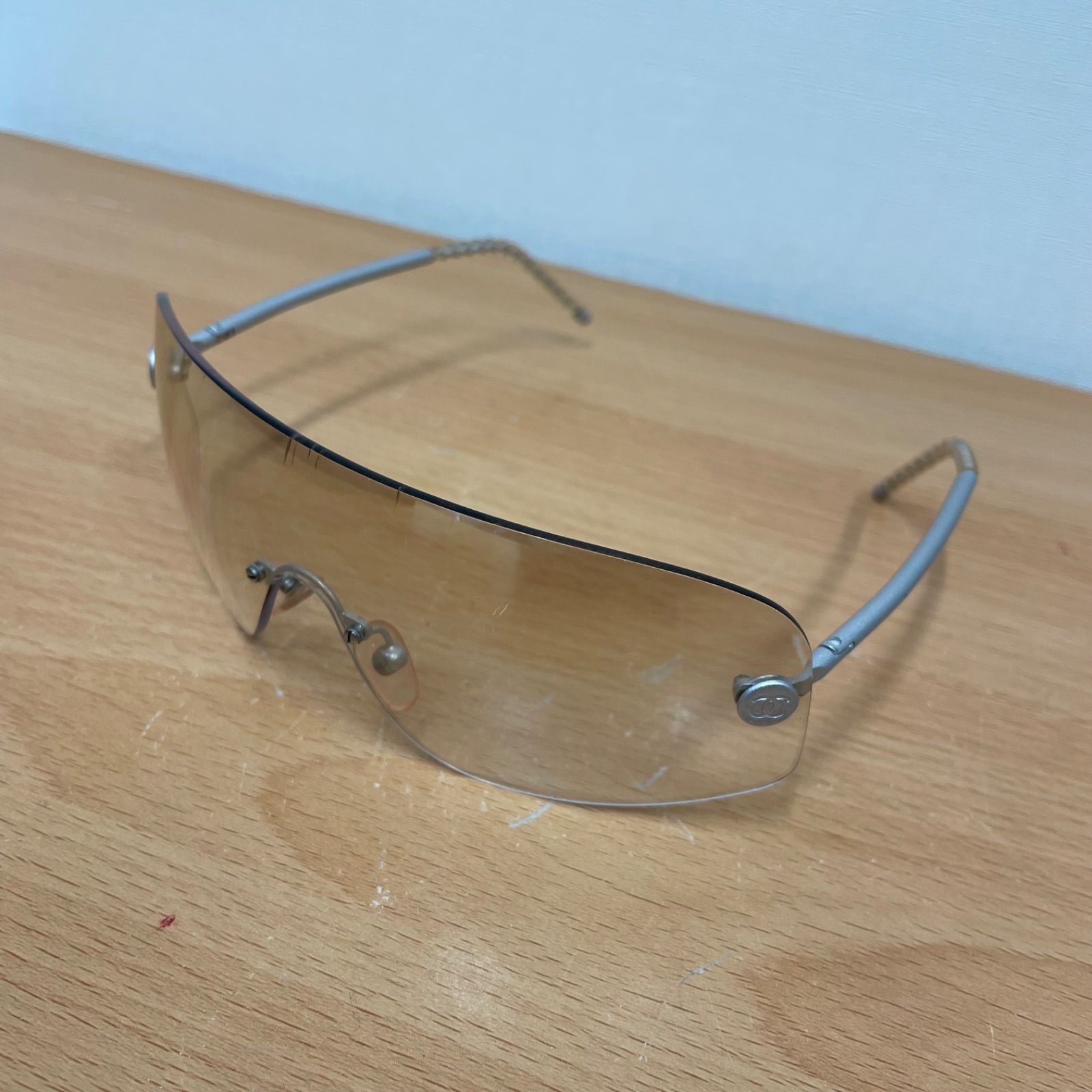 □CHANEL シャネル サングラス 4036 167/61 120 ブラウン