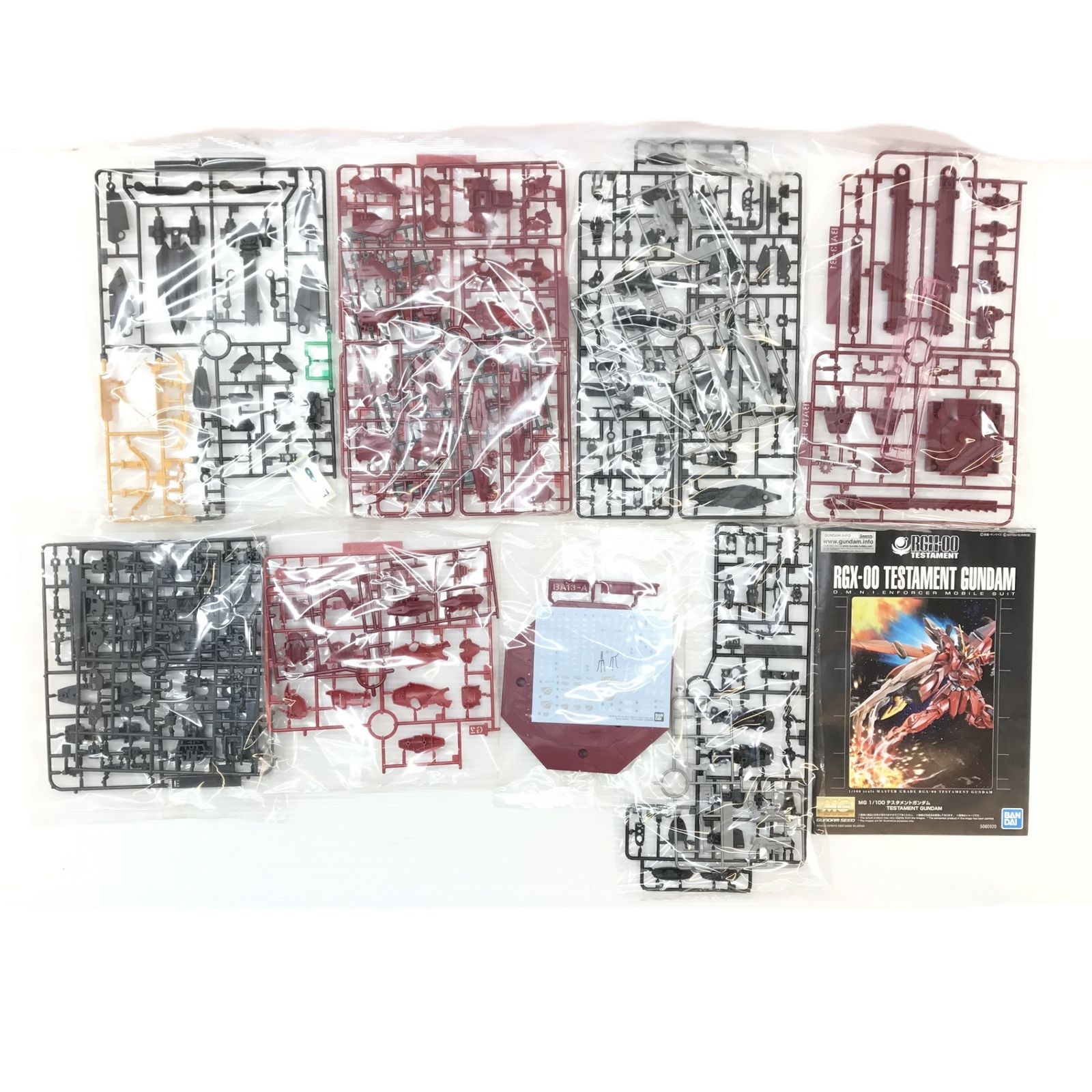 ▽ BANDAI プラモデル 1/100 MG ZGMF-X12A/RGX-00 テスタメント