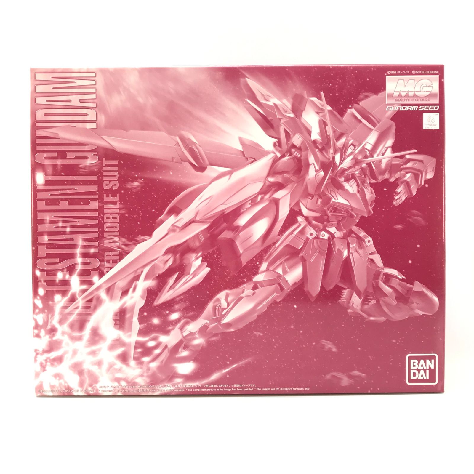 ▽ BANDAI プラモデル 1/100 MG ZGMF-X12A/RGX-00 テスタメント