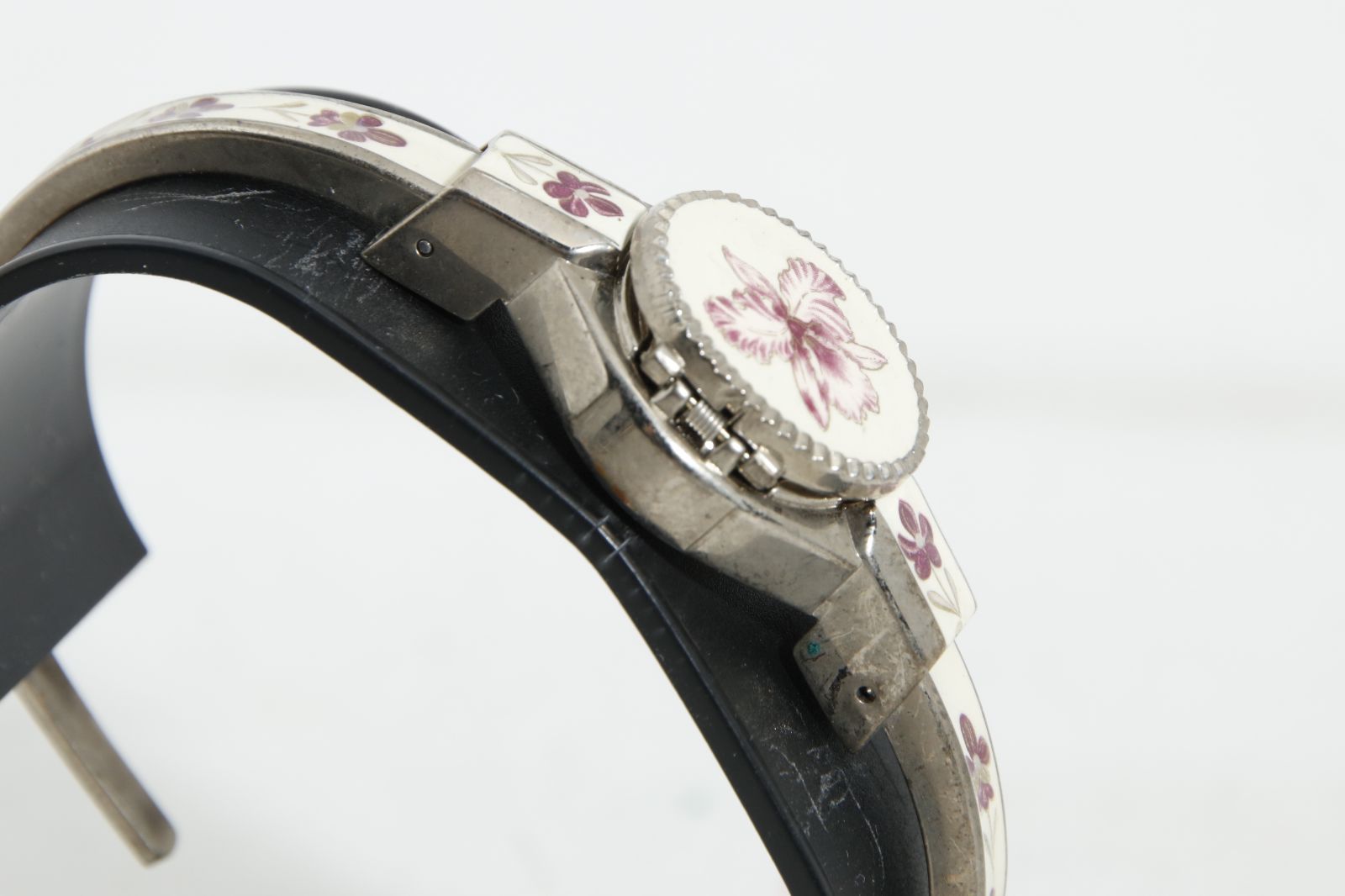 2466 ANDRE MOUCHE 花 バングル時計 ブレスレット ヴィンテージ - メルカリ