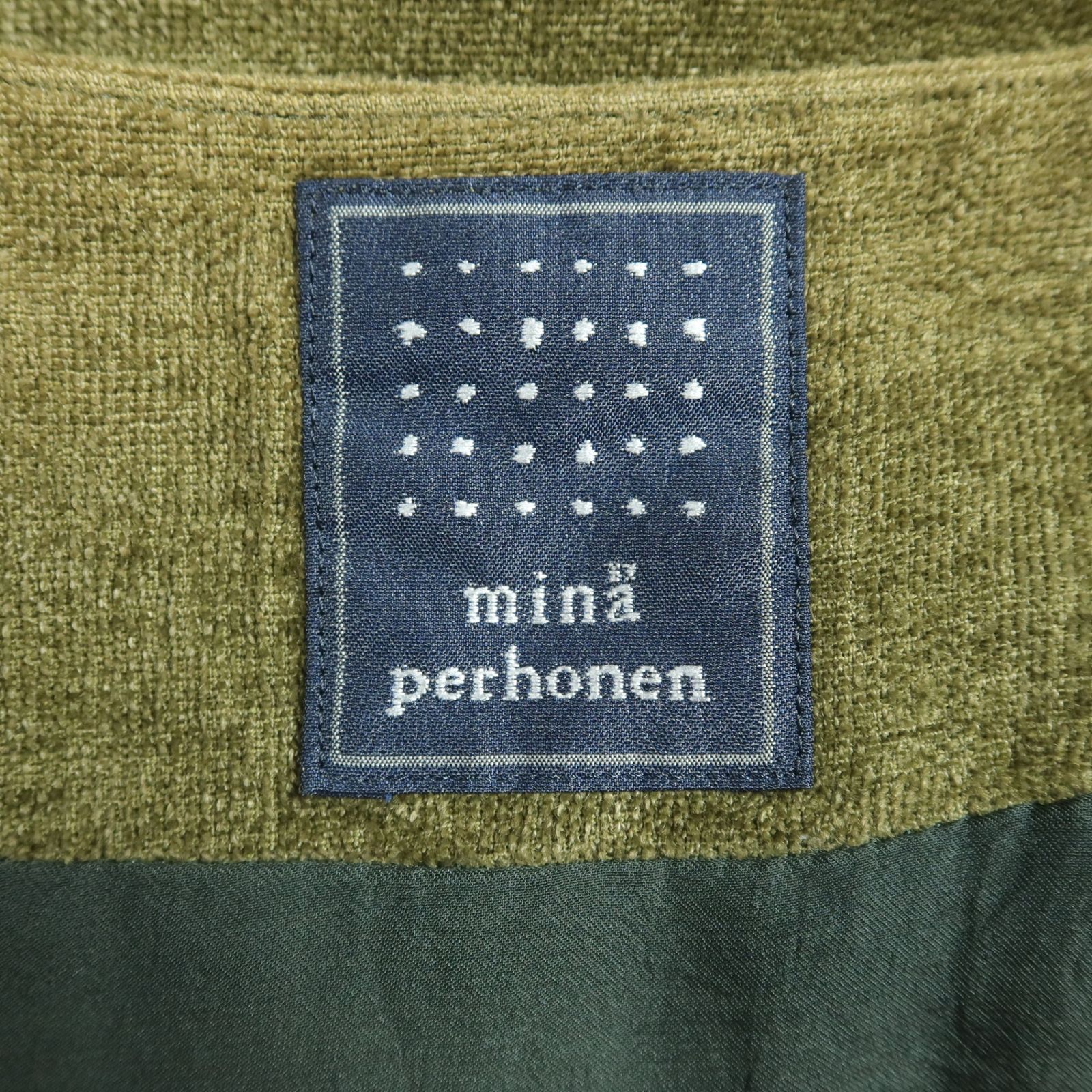 美品】ミナペルホネン☆刺繍がキュート♪半袖ワンピース サイズ36