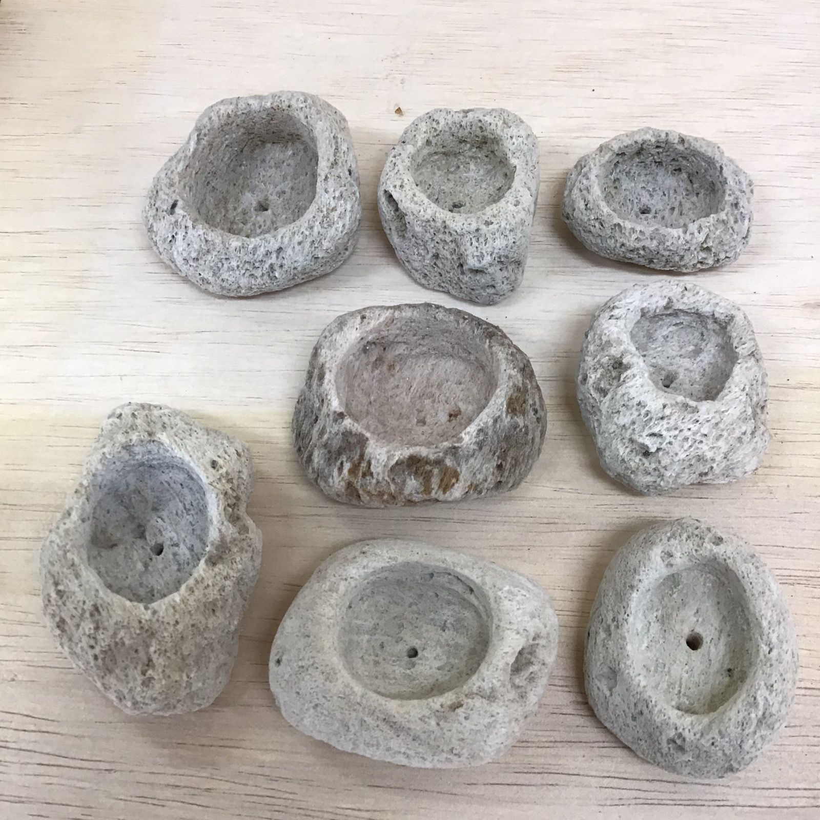 オーダー専用軽石鉢 お試しセット｜アイテラスの軽石鉢 8点セット｜軽量＆通気性抜群｜観葉