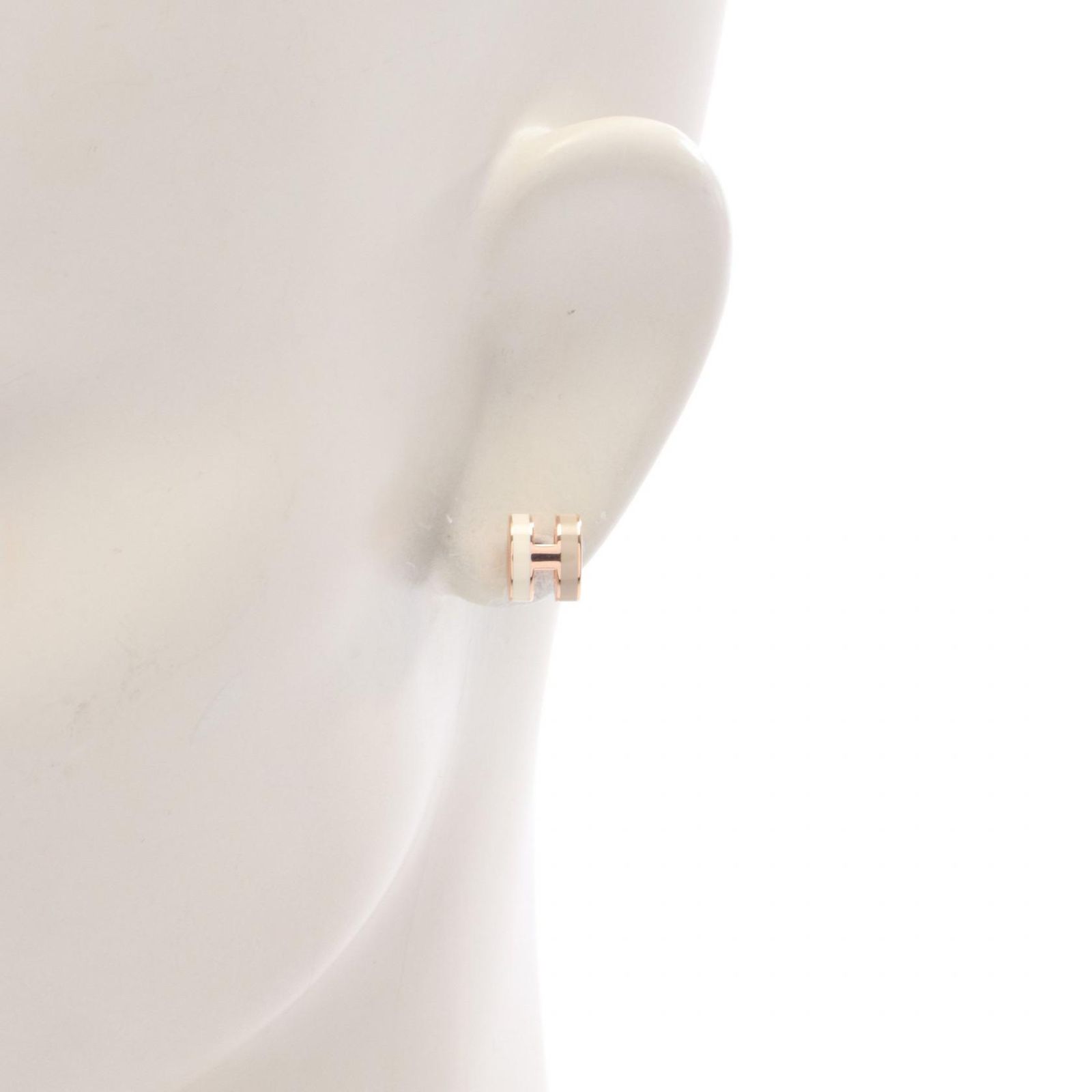 エルメス HERMES ピアス POP H MINI ポップアッシュ ミニ ロカバール