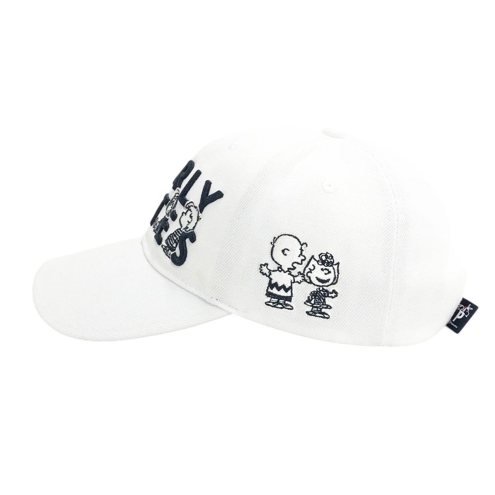 PEARLY GATES パーリーゲイツ キャップ スヌーピー 刺繍 ホワイト系 FR