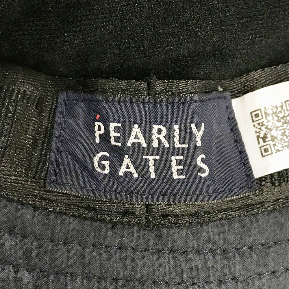 PEARLY GATES パーリーゲイツ バケット ハット ネイビー系 FR