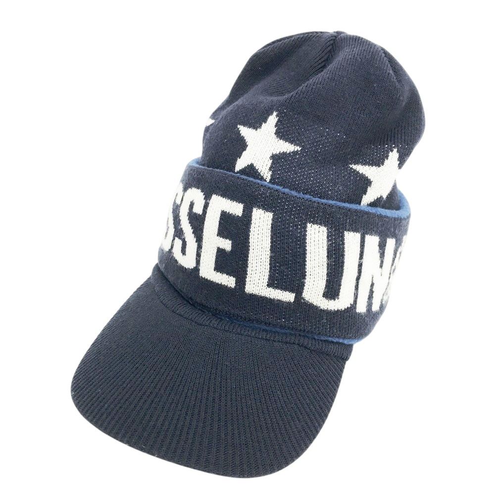 RUSSELUNO ラッセルノ ニットキャップ 星柄 ネイビー系 [240101565047