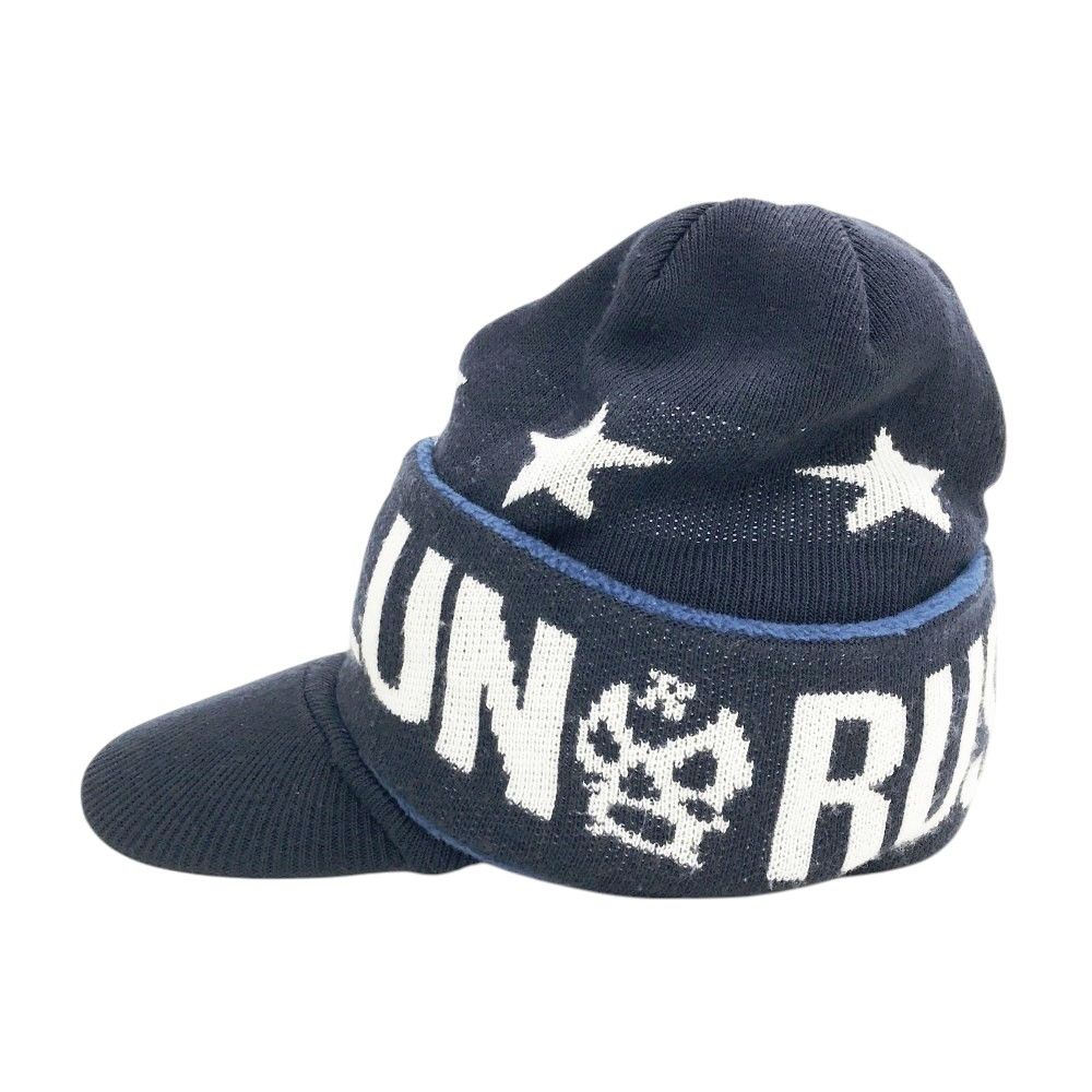 RUSSELUNO ラッセルノ ニットキャップ 星柄 ネイビー系 [240101565047