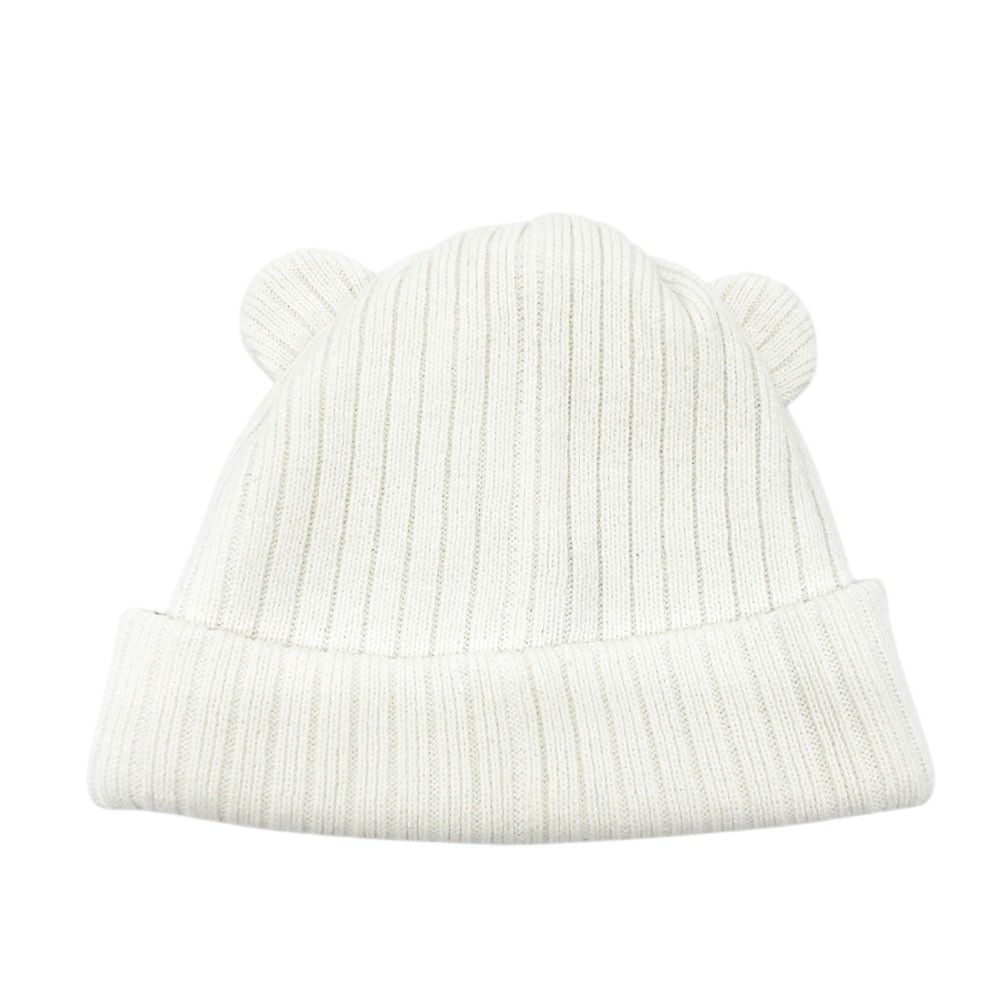 PEARLY GATES パーリーゲイツ 2023年モデル くま耳 ニット帽 ホワイト