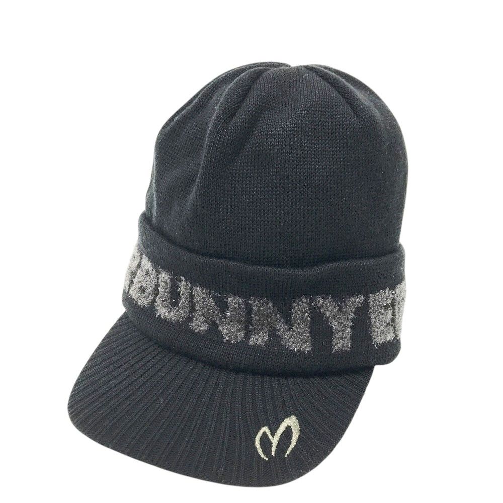 MASTER BUNNY EDITION マスターバニーエディション モデル 裏フリース ニットキャップ ブラック系 FR ゴルフウェア ストスト