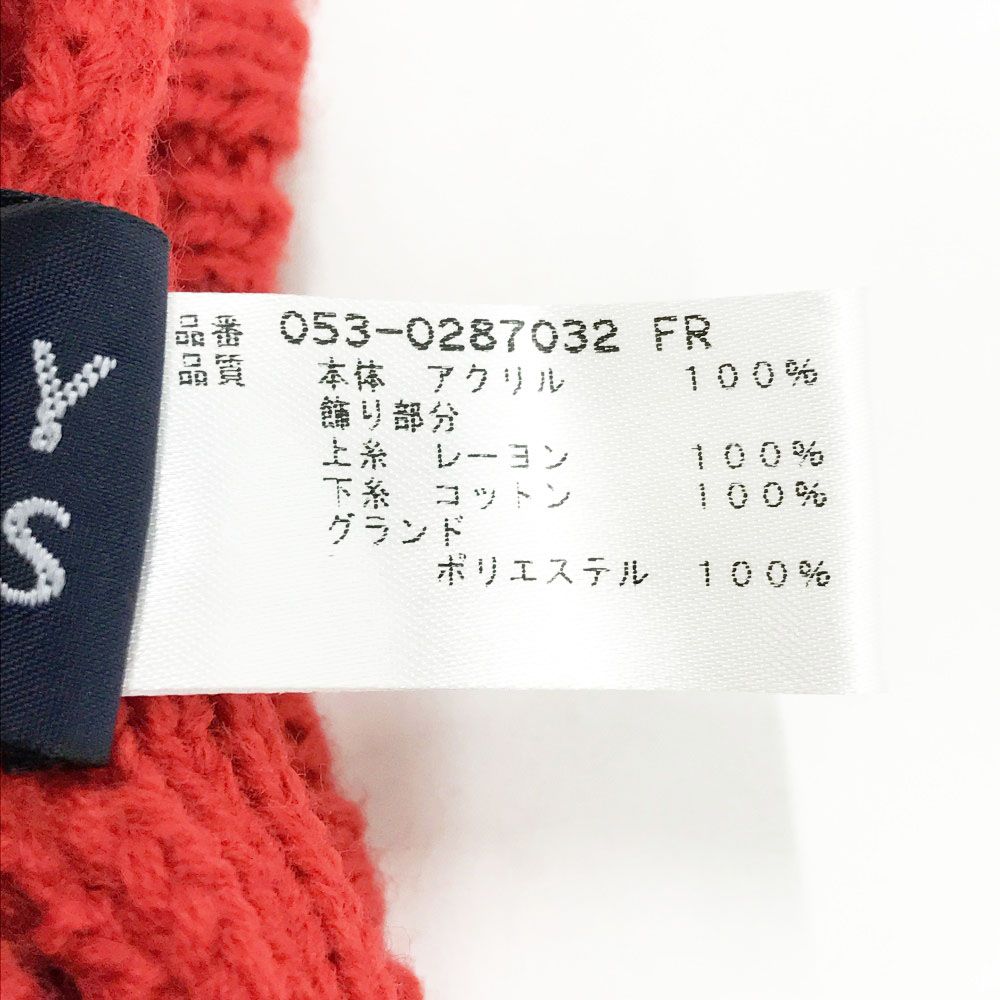 ゴルフ PEARLY GATES パーリーゲイツ ニット帽 レッド系 FR