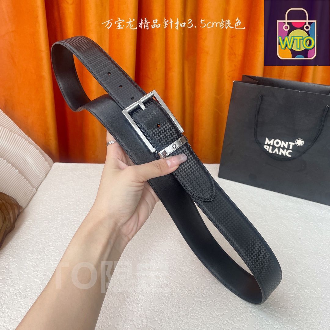 今日特価】Montblanc ジェントルマンレザーベルト - メルカリ