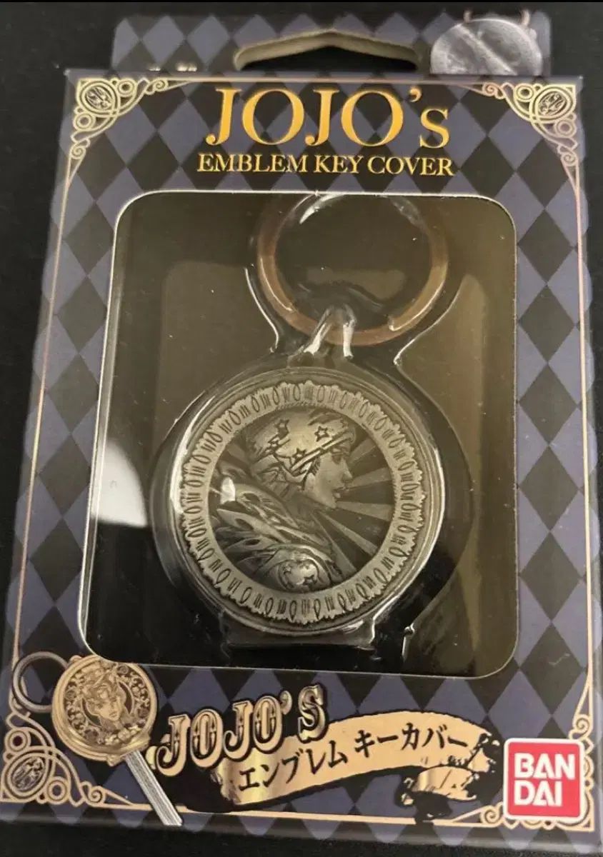 BANDAI ジョジョの奇妙な冒険 エンブレム キーカバー グッズ スチールボールラン 7部 ジョニィ フィギュア