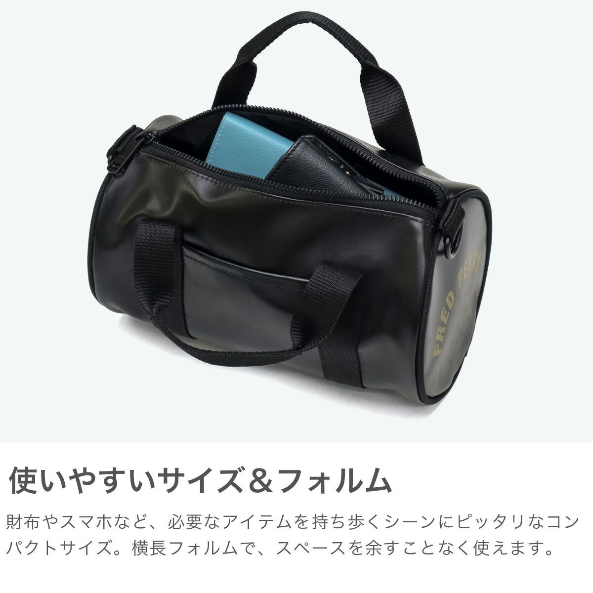 フレッドペリー ショルダーバッグ メンズ レディース 小さめ おしゃれ 