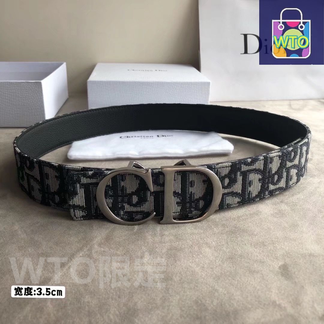 今日特価】DIOR ダブルフェイスユニセックスベルト - メルカリ