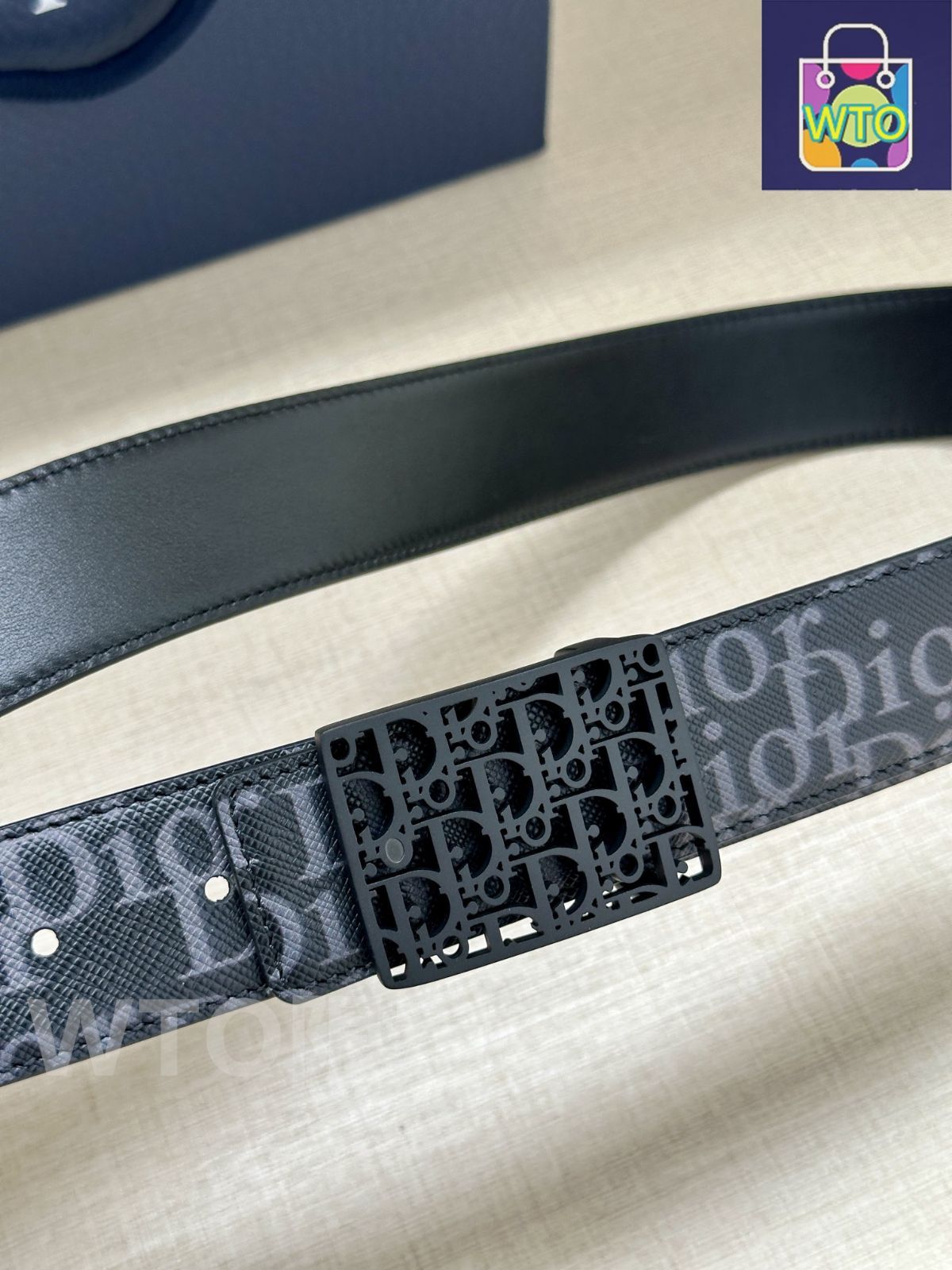 ディオールDior 両面ベルト Christian Dior [正規ラッピング済] ディオール ベルト メンズ