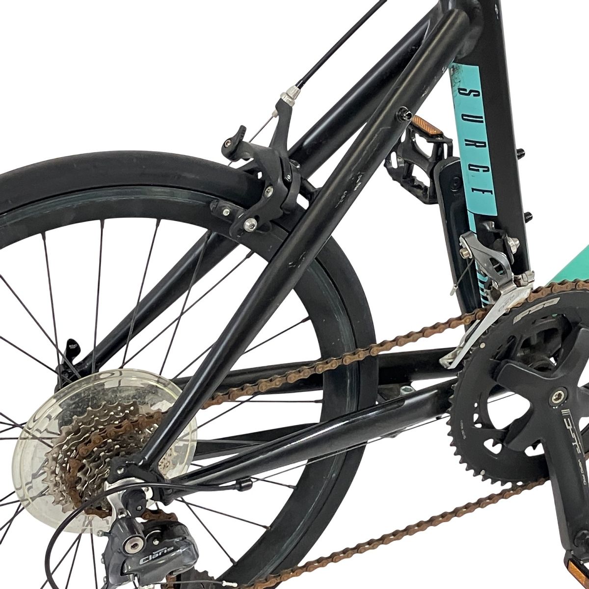tern SURGE FLAMEbike限定 turquoise/BLACK ミニベロ ターン サージュ