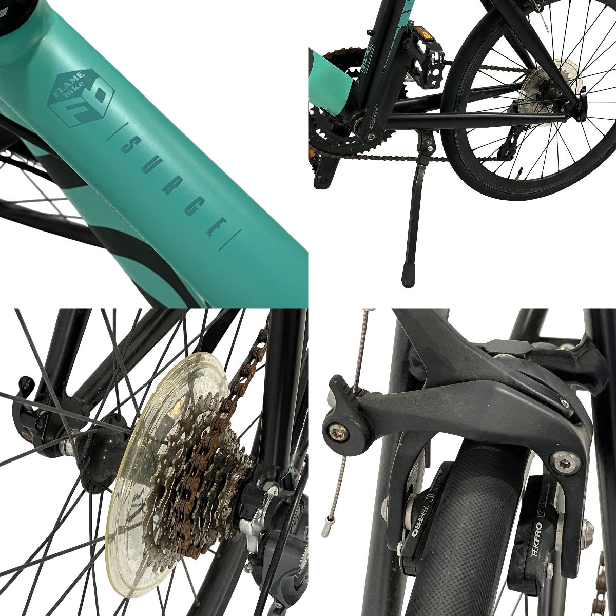 tern SURGE FLAMEbike限定 turquoise/BLACK ミニベロ ターン サージュ