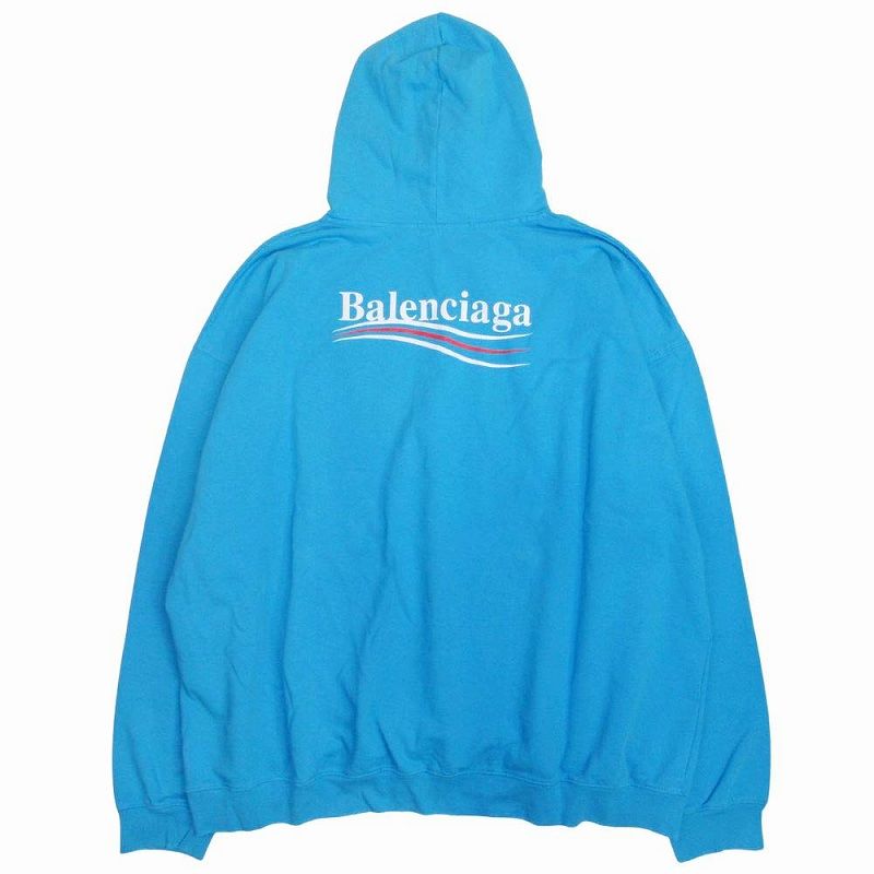 青山店購入 バレンシアガ Political キャンペーンロゴ スウェット BALENCIAGA バレンシアガ Overlayer Political Campaign Hoodie
