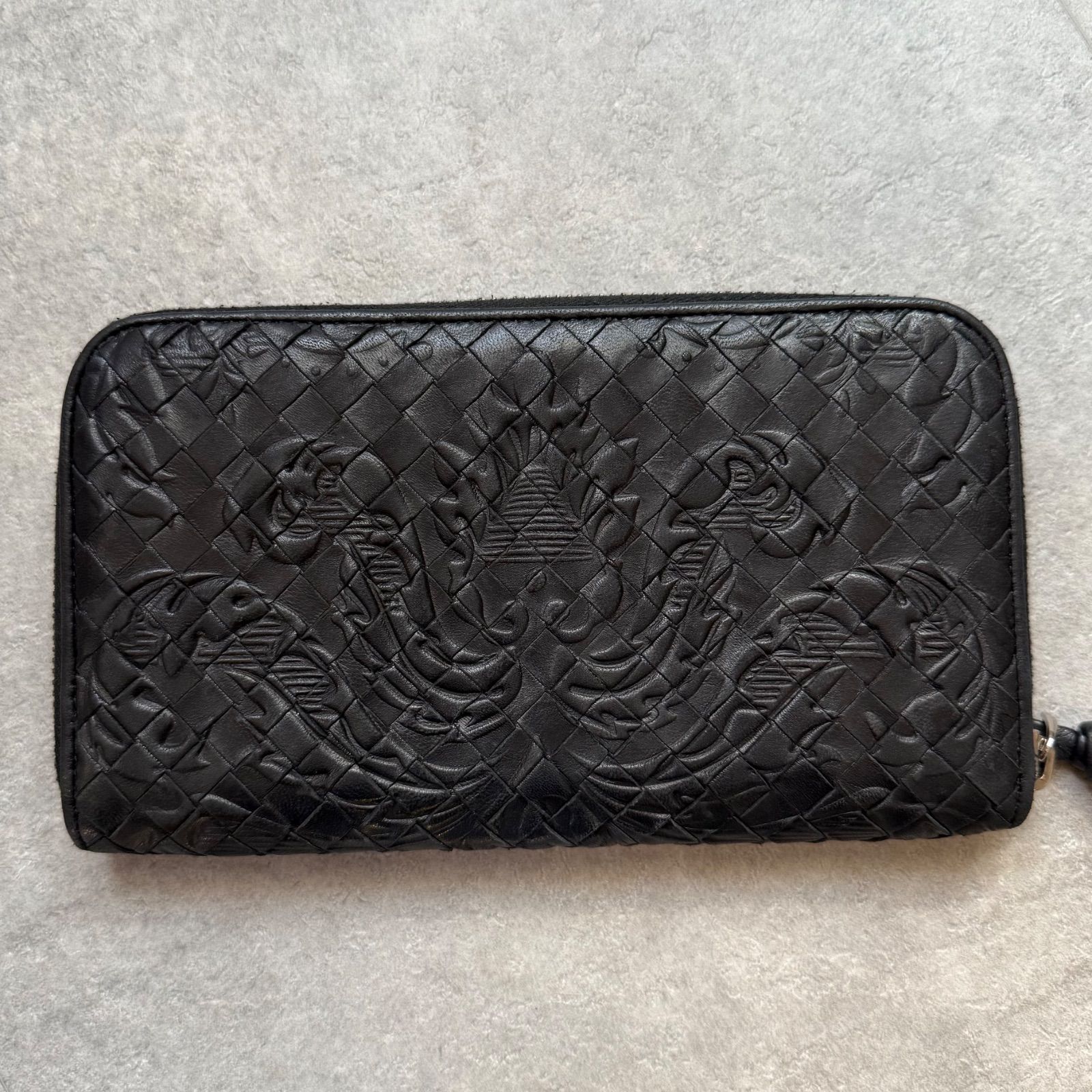 超希少 BOTTEGA VENETA ボッテガヴェネタ イントレチャート ラウンド